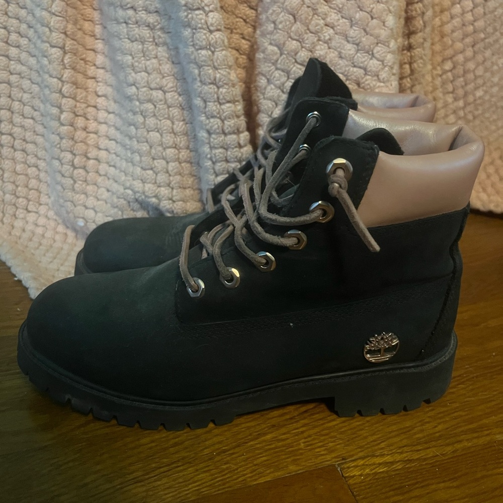 Timberland WATERPROOF pink and rose gold boot